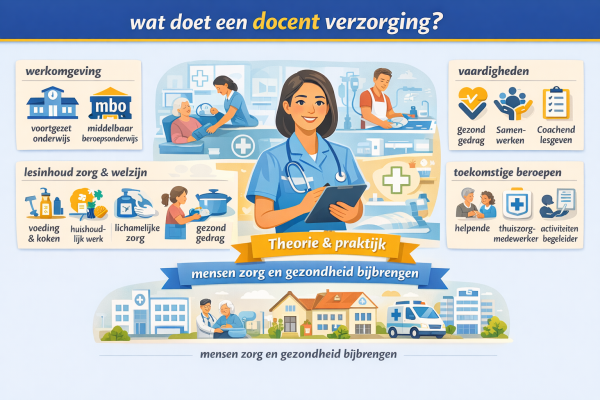 Alles over het beroep docent verzorging Wat doet een docent verzorging